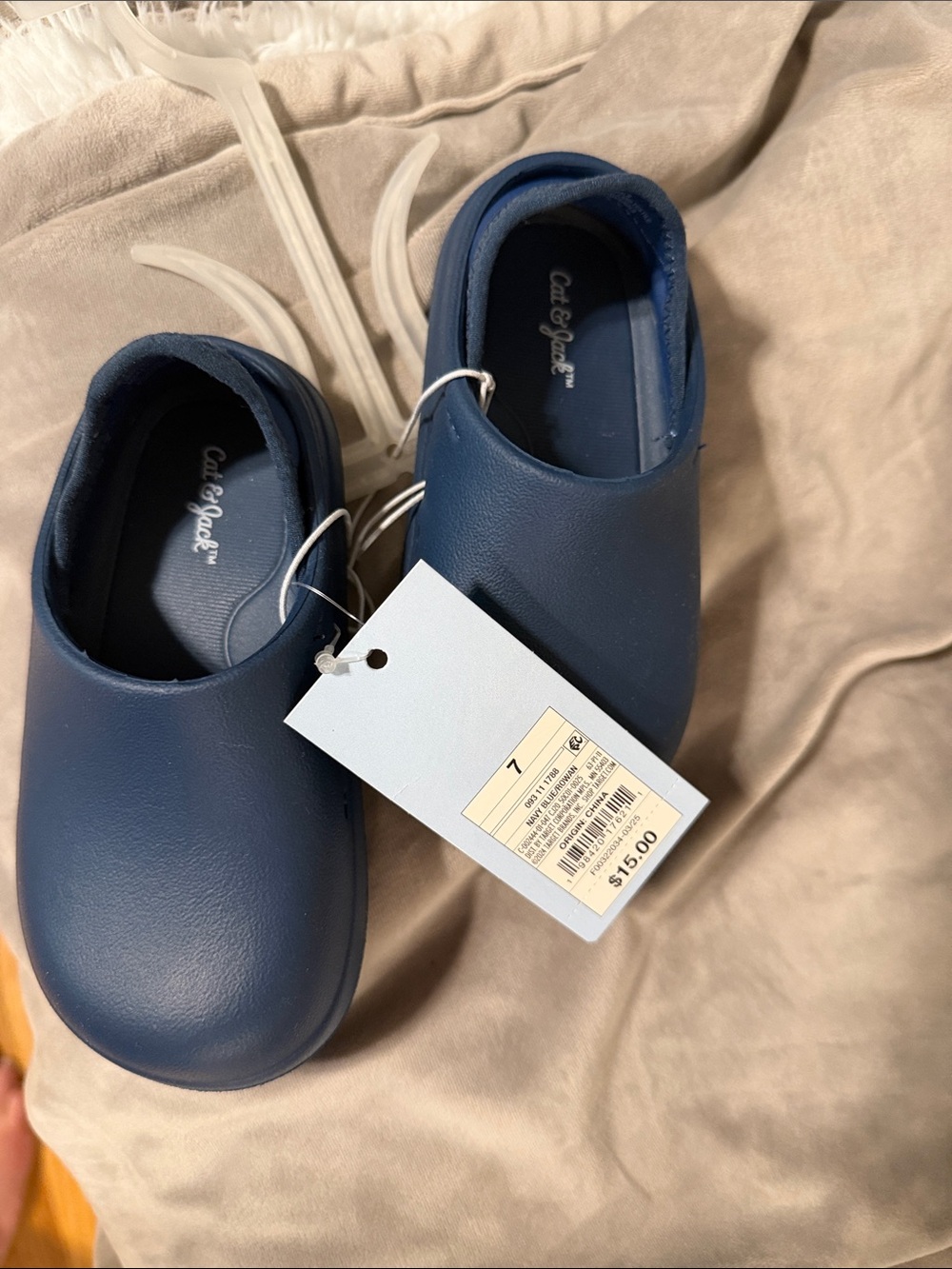Cat & Jack Navy Slip-On Kids Clogs